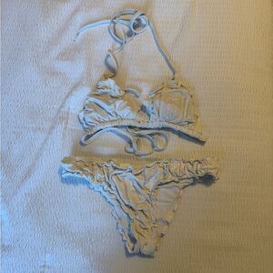 Aerie white Cheeky Bikini set